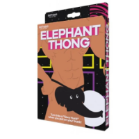 Elephant Thong-Black